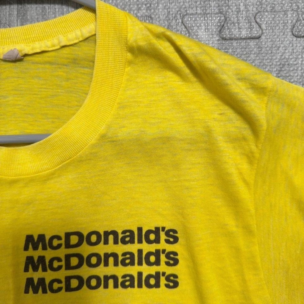 Vintage McDonald's Moorhead Single Stitch‎ T Shirt Men's Medium - Picture 3 of 4